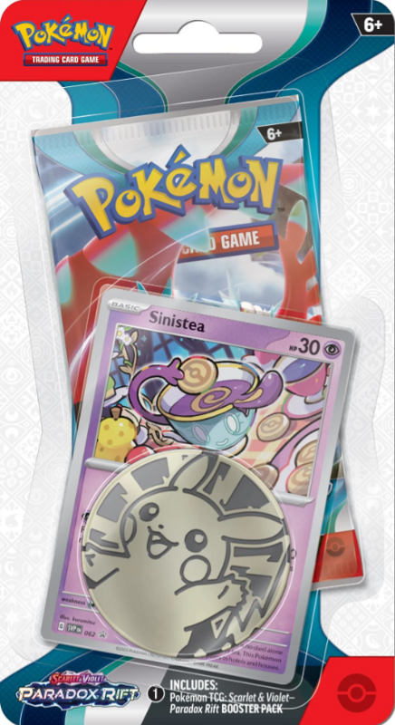 Pokémon Scarlet & Violet: Paradox Rift Checklane Blister Pack | 1 Booster + Promo Card