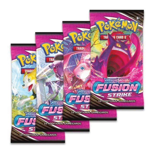 Pokémon TCG: Sword & Shield Fusion Strike Booster Pack | 10 Cards + Online Code