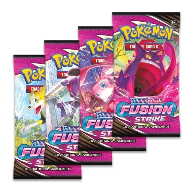 Pokémon TCG: Sword & Shield Fusion Strike Booster Pack | 10 Cards + Online Code