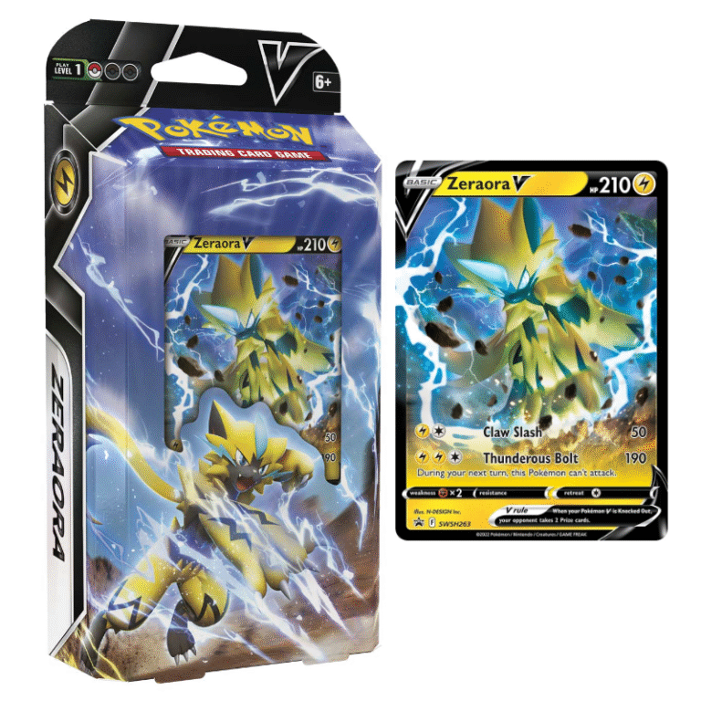 Pokémon V Battle Deck – Zeraora V | 60 Card Deck + TCG Online Code