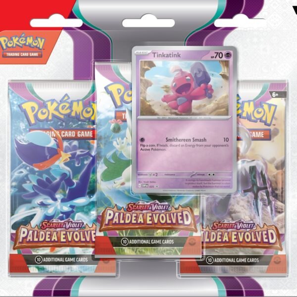 Pokemon Scarlet and Violet Paldea Evolved 3 Pack Blister