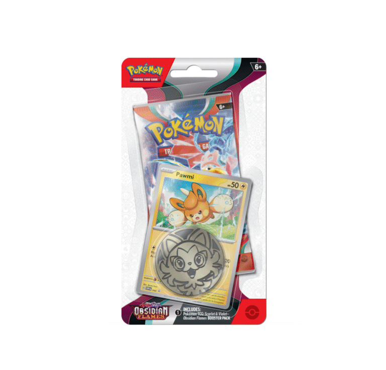 Pokémon TCG Scarlet & Violet – Obsidian Flames 1‑Pack Checklane Blister (Pawmi Promo)