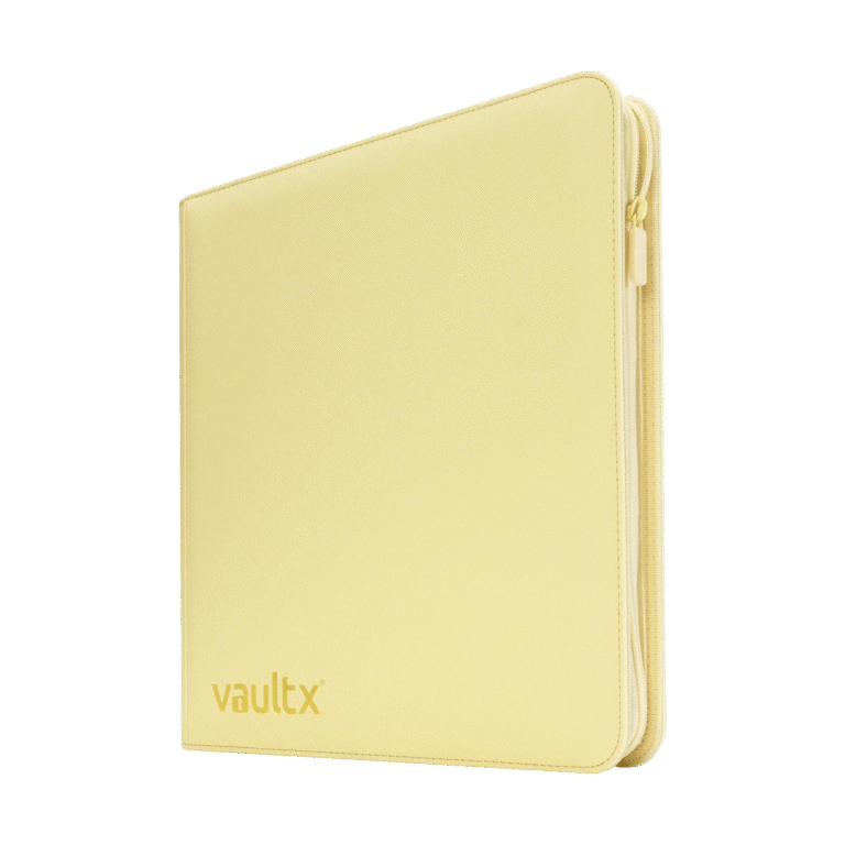 Vault X - 12-Pocket Exo-Tec® Zip Binder - Pastel Yellow