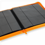 Vault X - 12-Pocket Exo-Tec® Zip Binder - Neon Orange