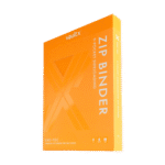 Vault X - 9-Pocket Exo-Tec® Zip Binder - Neon Orange