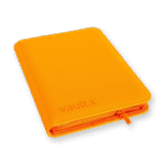 Vault X - 9-Pocket Exo-Tec® Zip Binder - Neon Orange