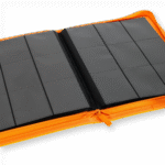 Vault X - 9-Pocket Exo-Tec® Zip Binder - Neon Orange