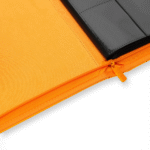 Vault X - 9-Pocket Exo-Tec® Zip Binder - Neon Orange
