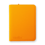 Vault X - 9-Pocket Exo-Tec® Zip Binder - Neon Orange