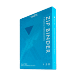 Vault X - 9-Pocket Exo-Tec® Zip Binder - Neon Blue