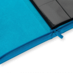 Vault X - 9-Pocket Exo-Tec® Zip Binder - Neon Blue