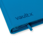 Vault X - 9-Pocket Exo-Tec® Zip Binder - Neon Blue