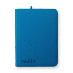 Vault X - 9-Pocket Exo-Tec® Zip Binder - Neon Blue