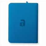 Vault X - 9-Pocket Exo-Tec® Zip Binder - Neon Blue