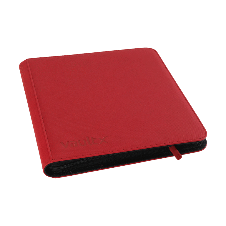 Vault X - 12-Pocket Exo-Tec® Zip Binder - Red