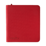 Vault X - 12-Pocket Exo-Tec® Zip Binder - Red