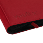 Vault X - 12-Pocket Exo-Tec® Zip Binder - Red