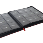 Vault X - 12-Pocket Exo-Tec® Zip Binder - Red