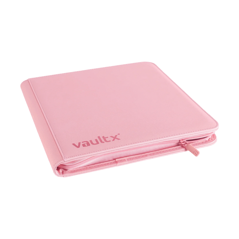 Vault X - 12-Pocket Exo-Tec® Zip Binder - Just Pink