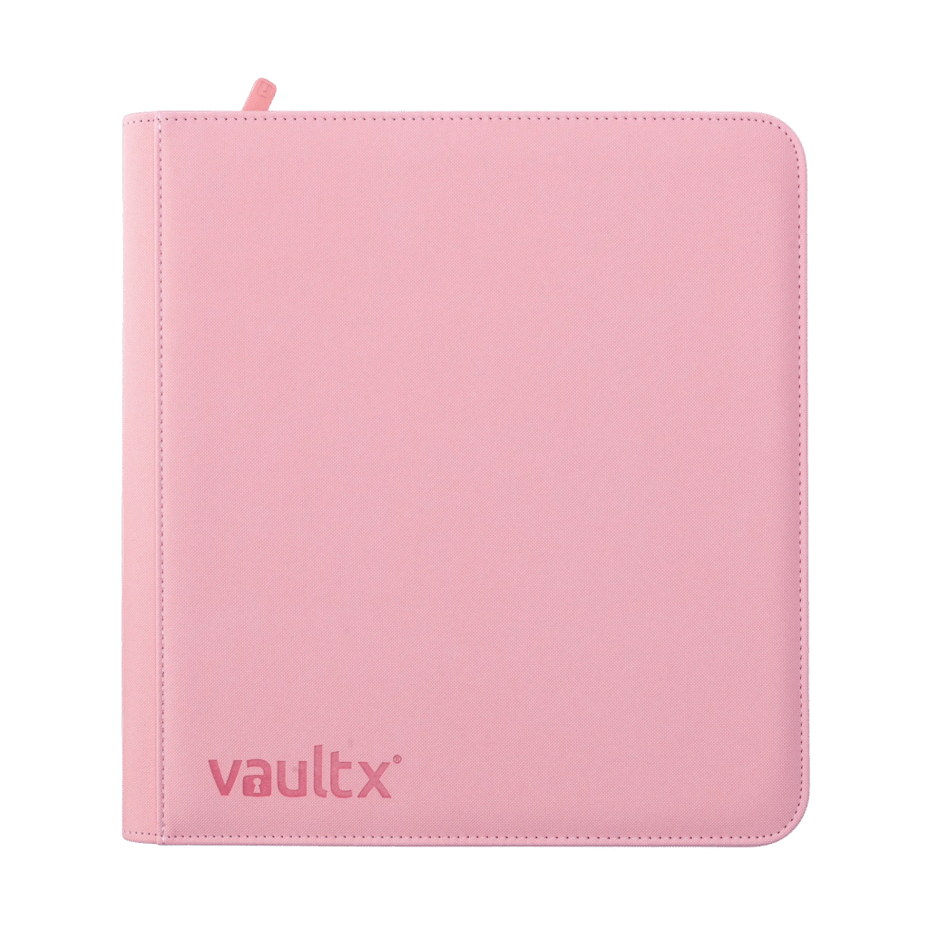 Vault X - 12-Pocket Exo-Tec® Zip Binder - Just Pink