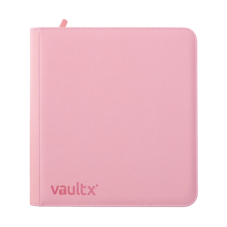 Vault X - 12-Pocket Exo-Tec® Zip Binder - Just Pink