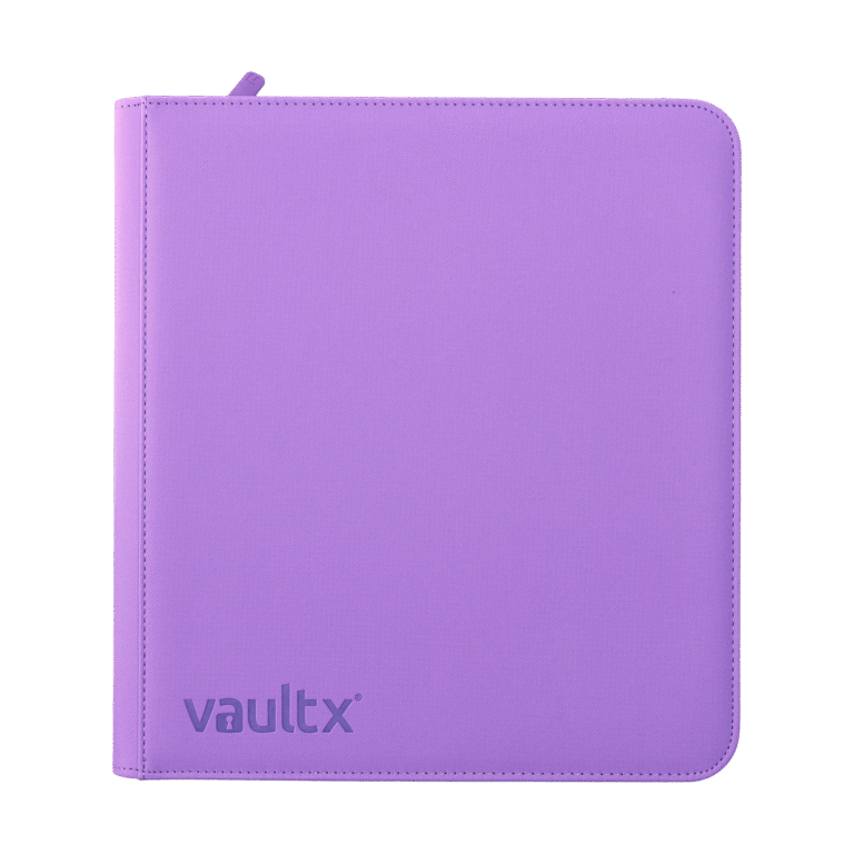 Vault X - 12-Pocket Exo-Tec® Zip Binder - Just Purple