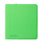 Vault X - 12-Pocket Exo-Tec® Zip Binder - Neon Green