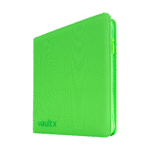 Vault X - 12-Pocket Exo-Tec® Zip Binder - Neon Green