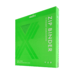Vault X - 12-Pocket Exo-Tec® Zip Binder - Neon Green