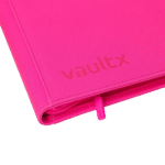 Vault X - 12-Pocket Exo-Tec® Zip Binder - Neon Pink