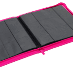 Vault X - 12-Pocket Exo-Tec® Zip Binder - Neon Pink