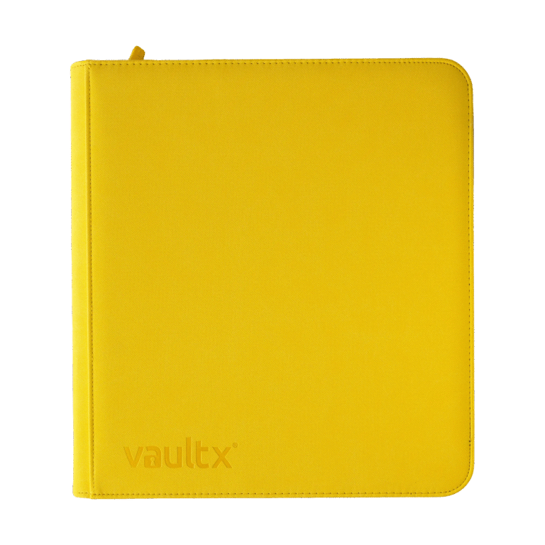 Vault X - 12-Pocket Exo-Tec® Zip Binder - Yellow