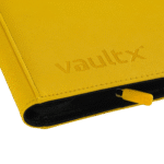 Vault X - 12-Pocket Exo-Tec® Zip Binder - Yellow