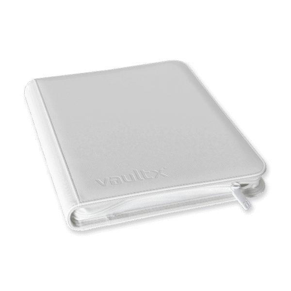 Vault X - 9-Pocket Exo-Tec® Zip Binder - White Edition