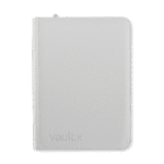 Vault X - 9-Pocket Exo-Tec® Zip Binder - White Edition
