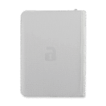 Vault X - 9-Pocket Exo-Tec® Zip Binder - White Edition
